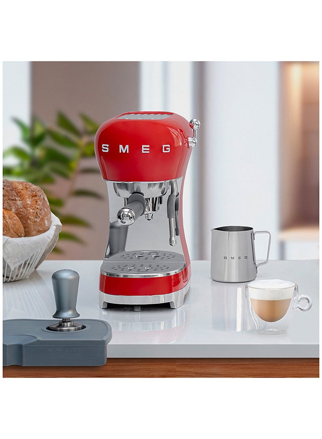 smeg - 50s Style Espresso Coffee Machine 1.1 L 1450 W ECF02RDAU Red - Image 1