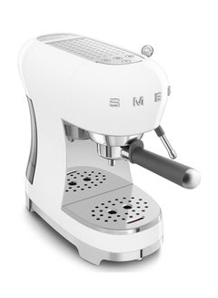 smeg 50s Style Espresso Coffee Machine 1.1 L 1450 W ECF02WHAU White  - Image 3