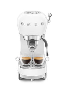 smeg 50s Style Espresso Coffee Machine 1.1 L 1450 W ECF02WHAU White  - Image 5