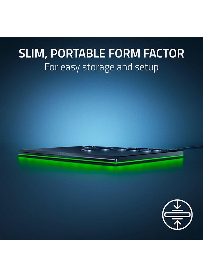 RAZER Kitsune - All-Button Optical Arcade Controller for PS5 and PC (Precise Quad Movement Button Layout, Razer Low-profile Linear Optical Switches, Slim, Portable Form Factor) Black - Image 4