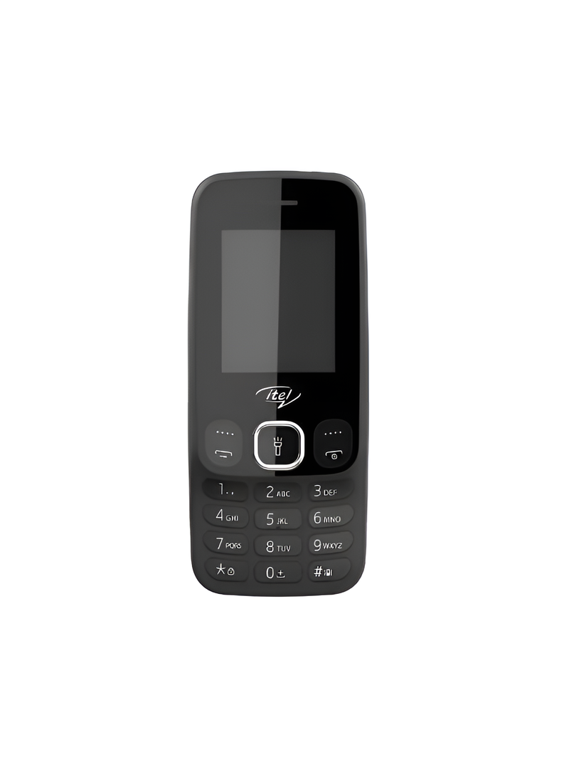 إيتيل - itel 2166 dual sim Opera Mini,Wireless FM,Bright Torchlight-Black - Image 1