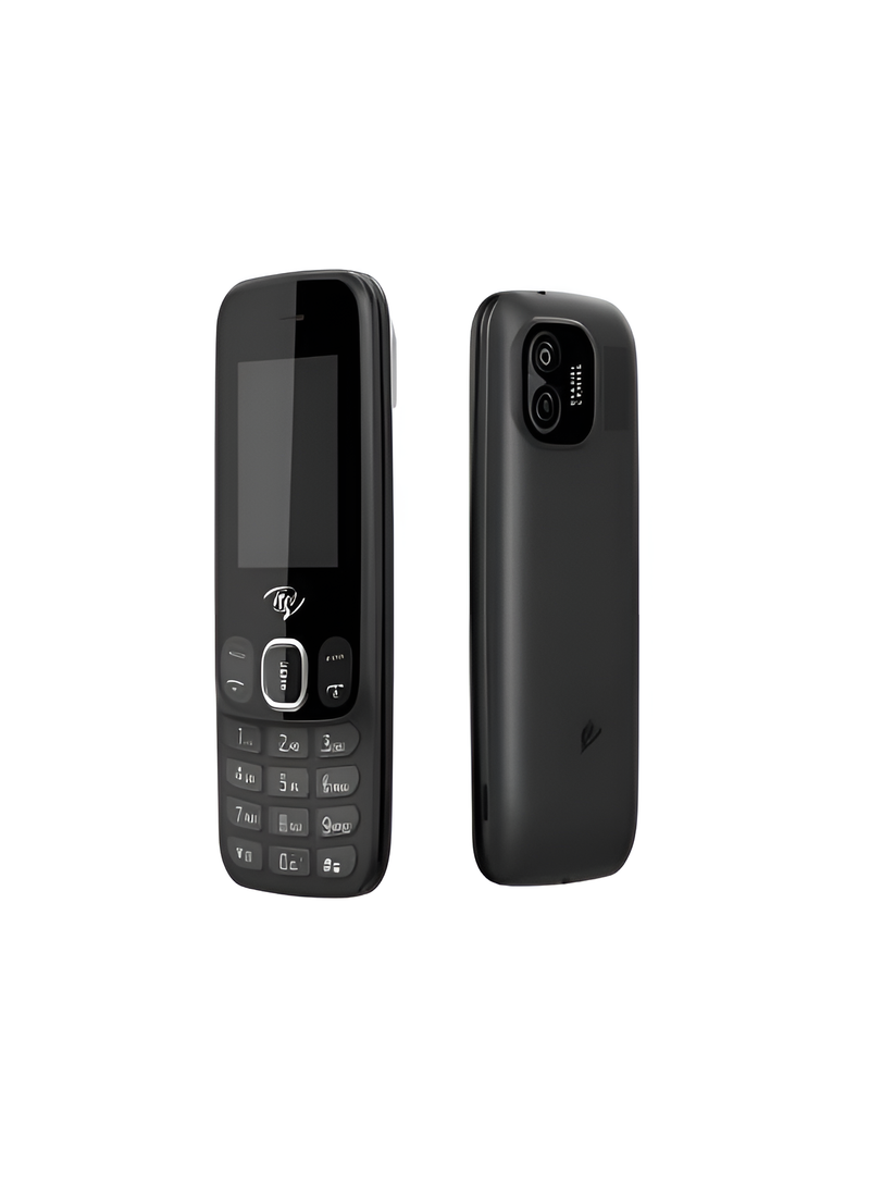إيتيل - itel 2166 dual sim Opera Mini,Wireless FM,Bright Torchlight-Black - Image 1