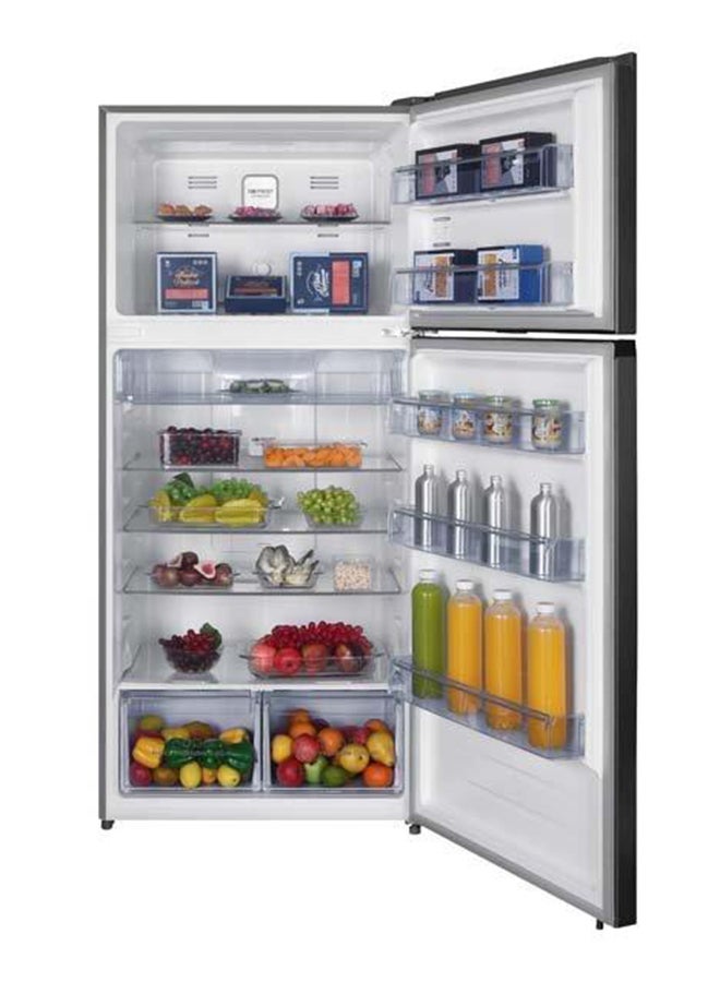 Hisense - 635 Lt 22.4 CuFt Refrigerator, Auto Defrost, Touch Control, Energy Saving Soundless Invertor, Multi Airflow,  Premium Silver, Adjustable Shelves, Led Light RT3N635NADB Silver - Image 1