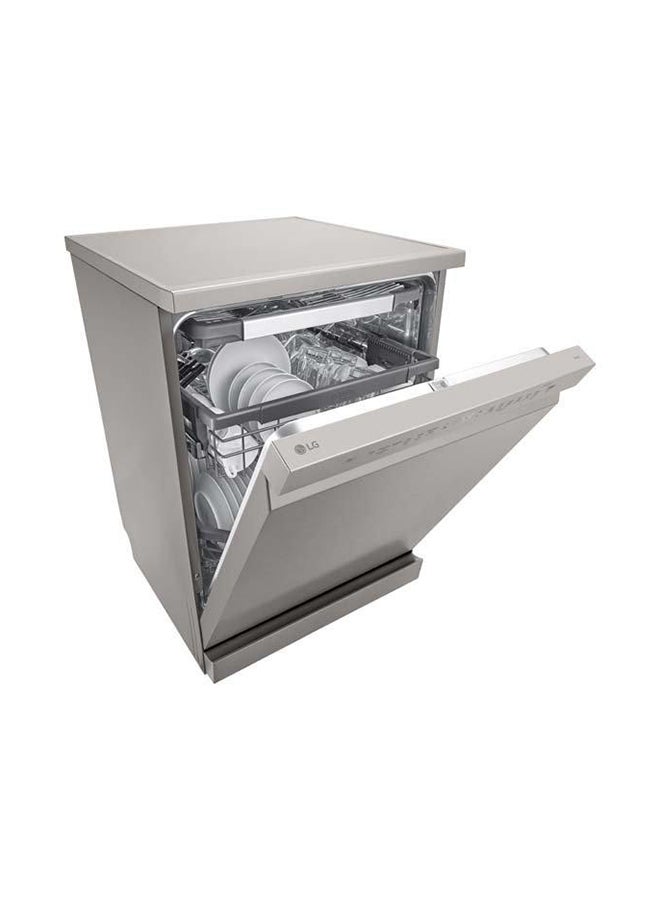 Dishwasher 14 Place Setting 9 Programs Dual Zone Wash Platinum 9.9 L DFC415FPE Silver