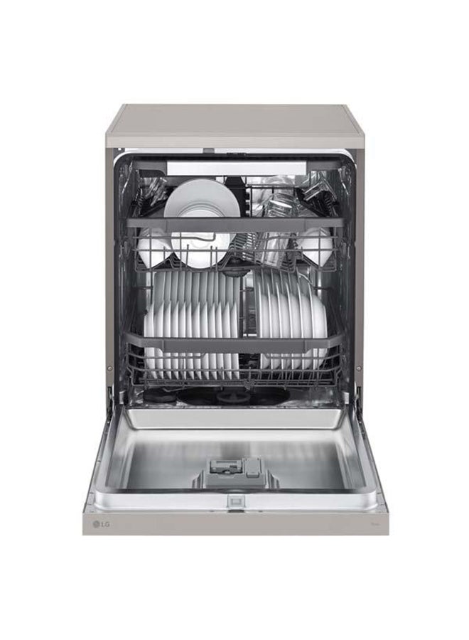 Dishwasher 14 Place Setting 9 Programs Dual Zone Wash Platinum 9.9 L DFC415FPE Silver