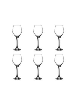 Pasabahce Pasabahce Juice and Water Cups Set of 6 – Daphne- (255ml)- Clear clear  - Image 1