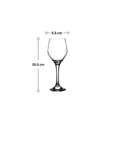Pasabahce Pasabahce Juice and Water Cups Set of 6 – Daphne- (255ml)- Clear clear  - Image 2