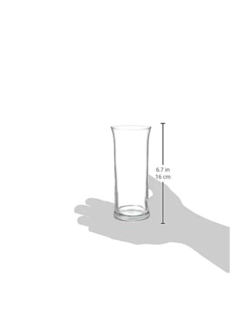 Pasabahce - Pasabahce Dynamix Hi Ball Juice Cup-(337ml) Set of 6 Cups Clear - Image 1