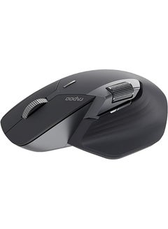 MT760L Wireless Bluetooth Mouse, Ergonomic Design, 4 Adjustable 3200 DPI, Programmable Buttons, 90 Days Battery Life Black