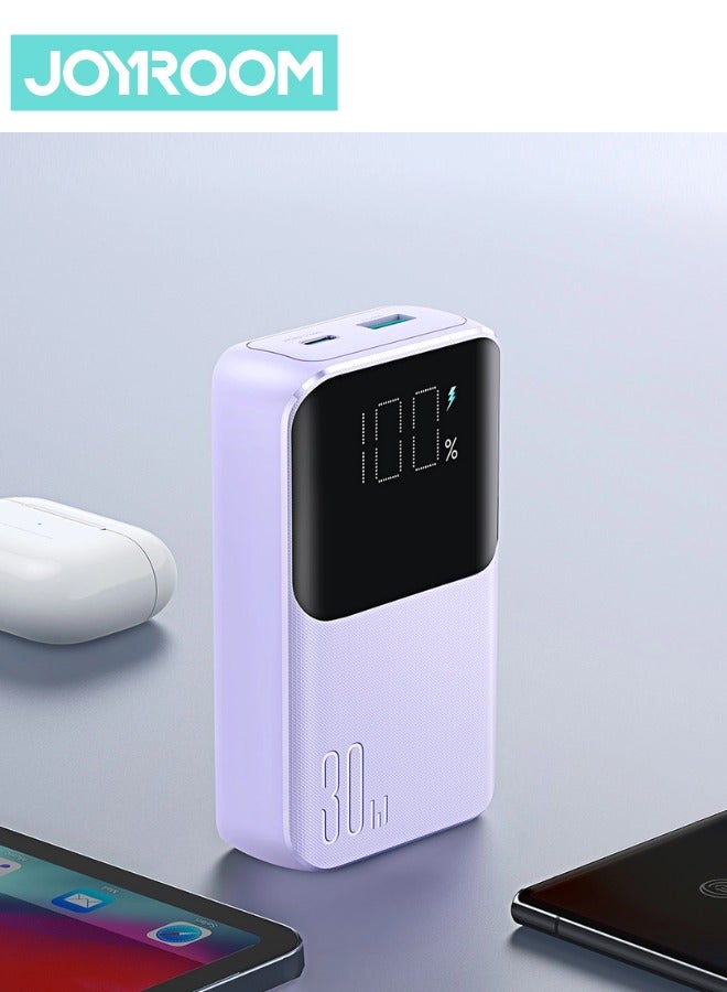 جوي روم بنك طاقة صغير JR-PBC06 بقوة 30 وات مع كابلات USB-C / Lightning مدمجة  - Image 5