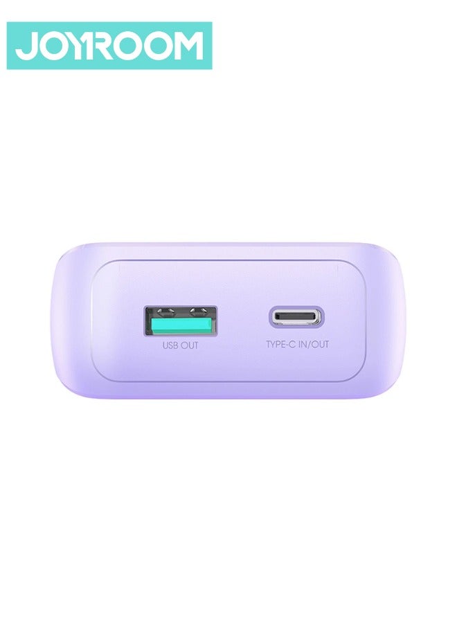 جوي روم بنك طاقة صغير JR-PBC06 بقوة 30 وات مع كابلات USB-C / Lightning مدمجة  - Image 4