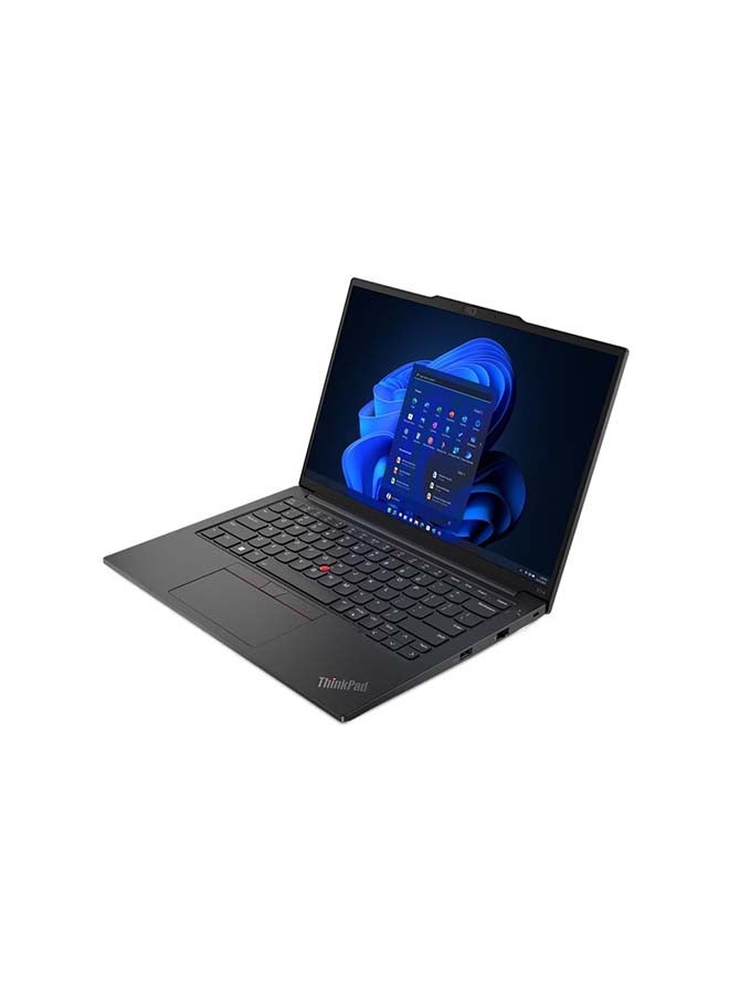 Lenovo ThinkPad E14 Gen 5 14-Inch Display, Core i7-1355U Processor/8GB RAM/512GB SSD/GeForce MX550 Graphics/Free DOS English/Arabic Black  - Image 2