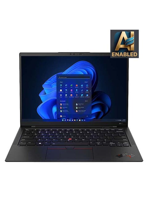 ThinkPad X1 Carbon Gen 12 14-Inch Display, ULTRA 7 155U Processor/16GB RAM/1TB SSD/Intel Iris XE Graphics/Windows 11 Pro English/Arabic Black