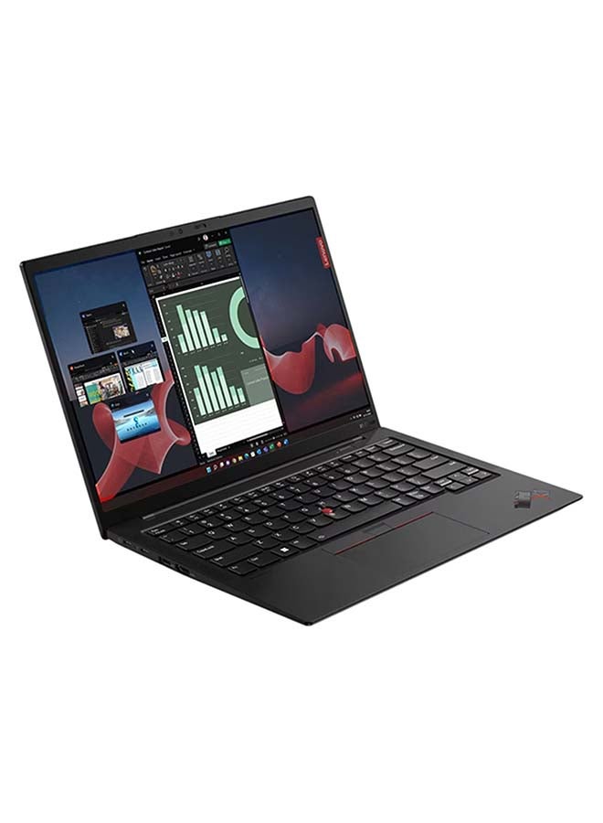 Lenovo - ThinkPad X1 Carbon Gen 12 14-Inch Display, ULTRA 7 155U Processor/16GB RAM/512GB SSD/Intel Iris XE Graphics/Windows 11 Pro English/Arabic Black - Image 1