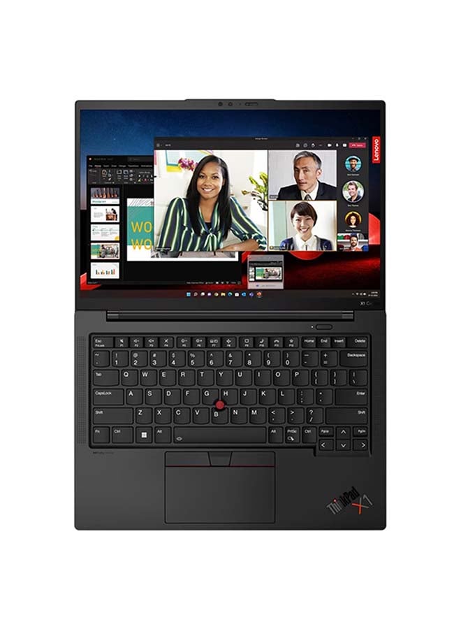 Lenovo - ThinkPad X1 Carbon Gen 12 14-Inch Display, ULTRA 7 155U Processor/16GB RAM/512GB SSD/Intel Iris XE Graphics/Windows 11 Pro English/Arabic Black - Image 1