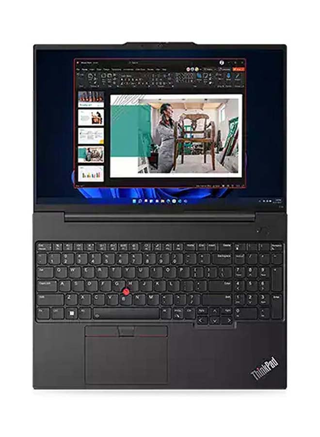 Lenovo ThinkPad E16 Gen 1 16-Inch Display, Core i7-1335U Processor/8GB RAM/512GB SSD/Intel Iris XE Graphics/Windows 11 Pro English/Arabic Black  - Image 5