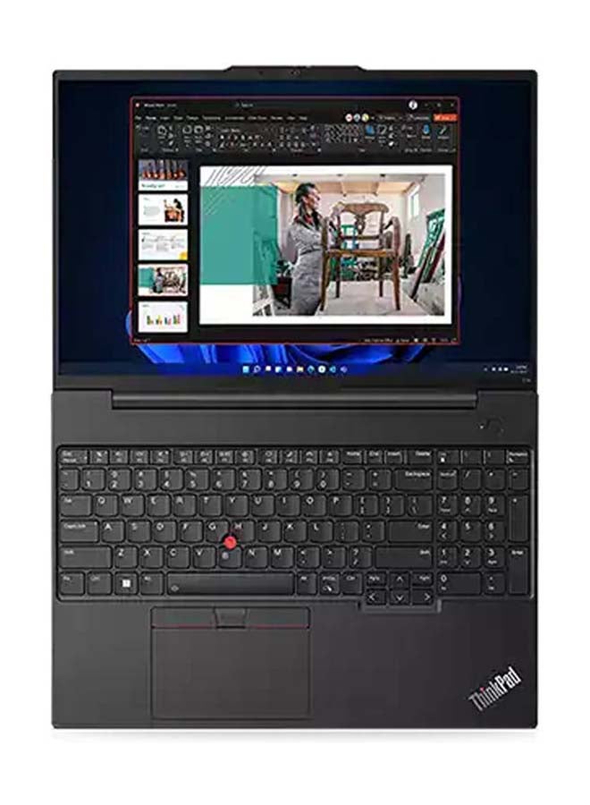 Lenovo ThinkPad E16 Gen 1 16-Inch Display, Core i7-1355U Processor/8GB RAM/512GB SSD/Intel Iris XE Graphics/Windows 11 Pro English/Arabic Black  - Image 5
