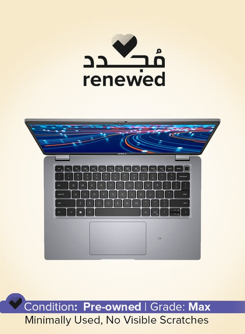 Renewed - Latitude 5420 Laptop With 14-Inch Full HD Display,Core i7 1185G7 Processor/11th Gen/16GB RAM/512GB SSD/Intel Iris Xe Plus Graphics/Windows 10 English Silver