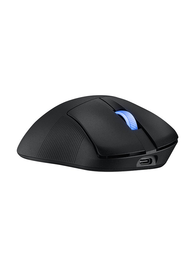 أسوس - ماوس الألعاب اللاسلكي ASUS ROG Keris II Ace، خفيف الوزن 54 جرام، مستشعر بصري AimPoint Pro 42K، مفاتيح ميكرو بصرية، SpeedNova Wireless، معزز معدل الاقتراع ROG، الرياضات الإلكترونية وألعاب FPS، أسود - Image 1