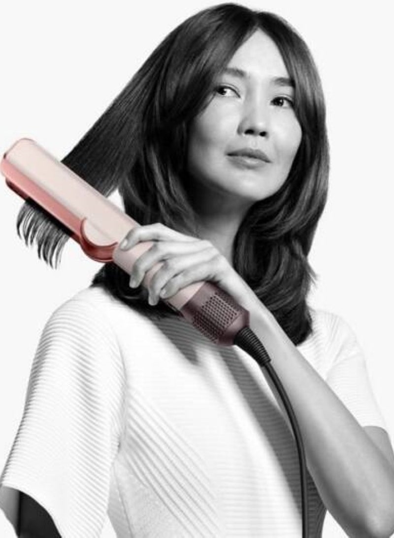 dyson Airstrait Hair Straightener Ceramic Pink/Rose Gold HT01, Wet To Dry Straightening With Air, LCD Screen, Lock Feature, Auto-Pause, 1600W Ceramic Pink/ Rose Gold  - Image 2