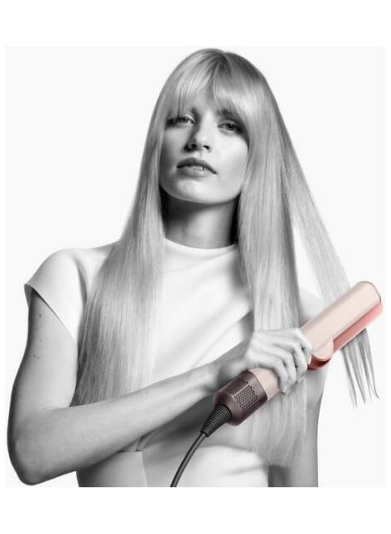 dyson Airstrait Hair Straightener Ceramic Pink/Rose Gold HT01, Wet To Dry Straightening With Air, LCD Screen, Lock Feature, Auto-Pause, 1600W Ceramic Pink/ Rose Gold  - Image 3