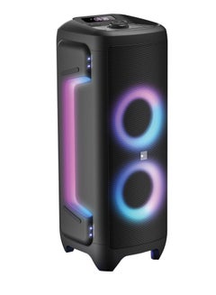 AFRA Party Speaker, 300 Watts, 24kg, 15A Battery, Integrated FM Radio, Karaoke Mic, ESMA Approved, 2 Years Warranty AF-300PSBK Black  - Image 1