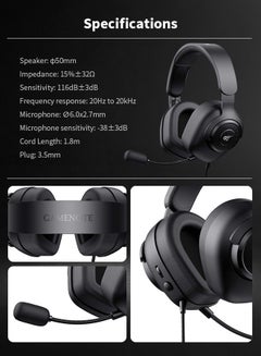 havit Gaming Headphone with 3.5mm Audio Jack, Memory Foam Ear Pads, Lightweight and Comfortable, Compatible with PC, PlayStation, Xbox, Nintendo Switch, Black  - Image 5