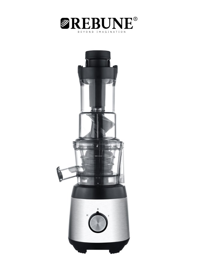 REBUNE - Fruit Juicer And Home Ice Cream Maker 600 ml 300 W RE-2-092 GREY - Image 1