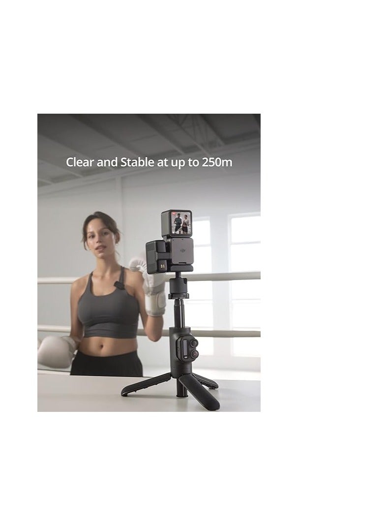 dji - Wireless Microphone Kit ASR01 /  DMR02/ DM1021 Black - Image 1