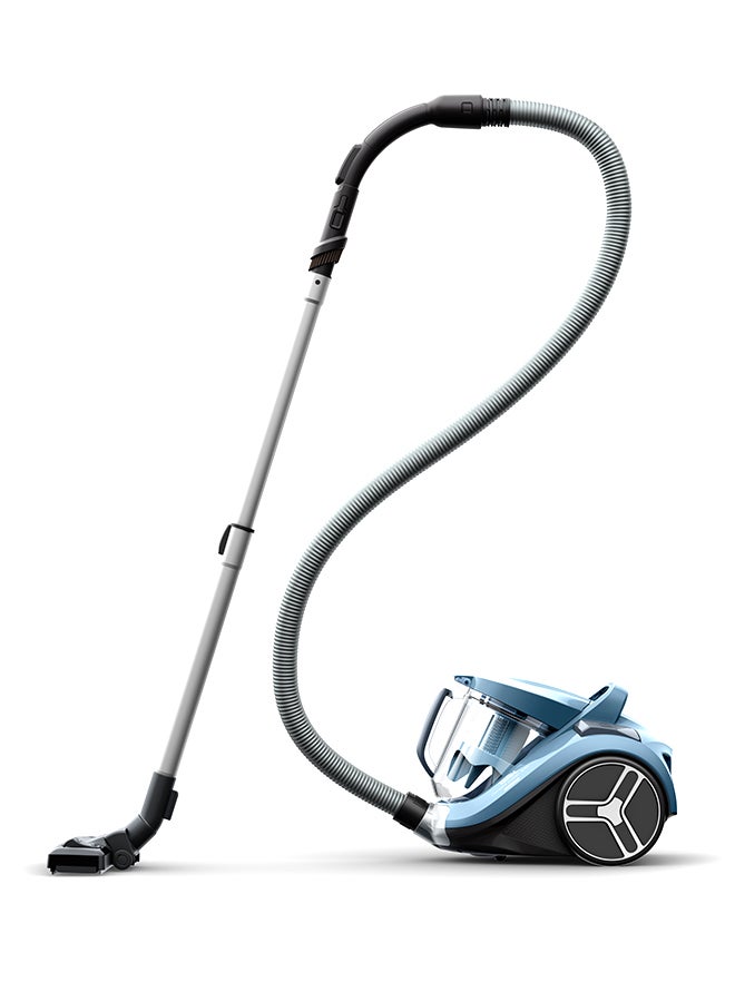 تيفال Compact Power XXL Bagless Vacuum Cleaner | Animal Kit | 900 W | Max Low Consumption Motor | Advanced 3-Level Cyclonic Filtration | Aqua & Gray | 2 Years Warranty | TW4B71HA 2.5 L 900 W TW4B71HA Aqua/Gray  - Image 2
