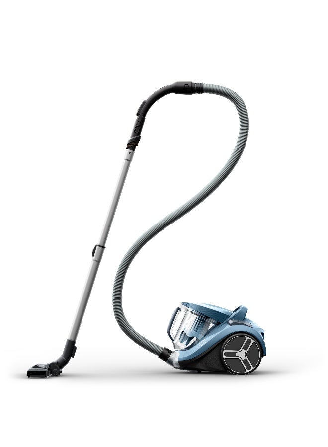 تيفال مكنسة كهربائية بدون كيس كومباكت باور XXL | مجموعة الحيوانات | 900 واط | محرك منخفض الاستهلاك ماكس | فلترة دوامية متقدمة 3 مستويات | أزرق رمادي | ضمان 2 سنوات | TW4B71HA - Image 2