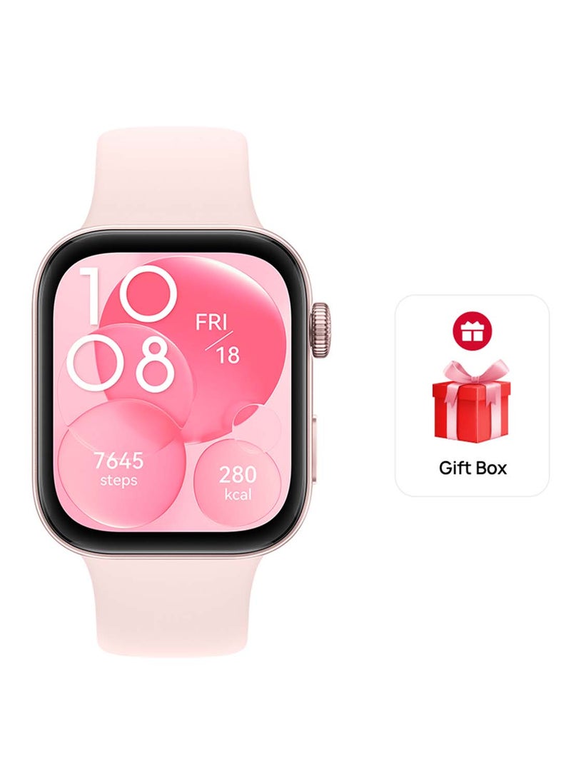 Watch Fit 3, 1.82" AMOLED Display, Ultra-Slim Design, All-Round Fitness Management, Durable Battery Life, Compatible with iOS & Android + Gift Box Pink - pnsku/N70083755V/45/_/1718184638/6acc8373-3dd7-4253-ba37-4e2e3fc80b52