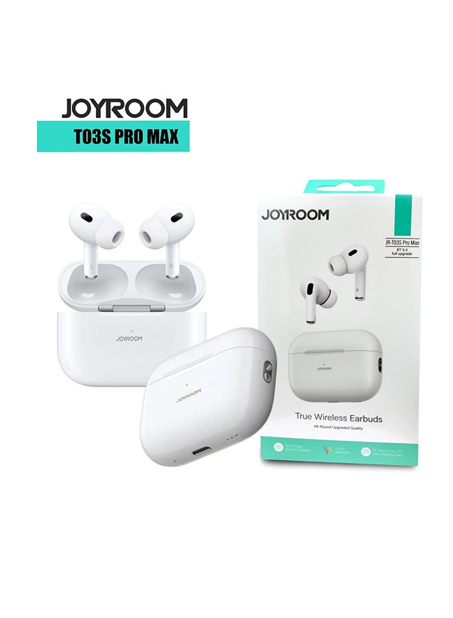 JOYROOM - JR-T03S Pro Max True Wireless Earbuds white - Image 1