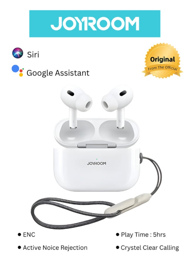 JOYROOM T03S Pro Max True Wireless Earbuds – Dual Mic Enc Noise Reduction, Bluetooth 5.3, Hd Stereo Sound, 30H Battery Life, Touch Control, Fast Charging Case white  - Image 1