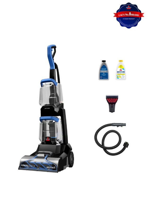 بيسيل بيسل PowerClean 2X 3878K – مكنسة غسيل السجاد والمفروشات بقوة شفط عالية وفرشاة للتنظيف العميق، مثالية للبقع الصعبة | مع ضمان سنتين من بيسل 3.7 L 700 W 3878K - Image 1