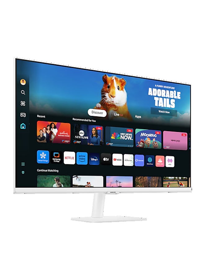 Samsung - 32 inch M50D Smart Monitor Multi Device Experience, Max 1B color support, Eye Saver Mode, Windows 11, Game Bar 2.0, Mobile to Screen, Screen initiate mirroring, Sound Mirroring, In Build Speaker white - Image 1