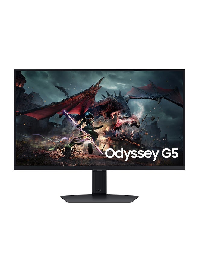 سامسونج شاشة ألعاب Odyssey G5 DG502 مقاس 32 بوصة، شاشة IPS بدقة 2K QHD، معدل تحديث 180 هرتز، وقت استجابة 1 مللي ثانية (GtG)، تقنية AMD FreeSync، 16.7 متر LS32DG502EMXUE - Image 2