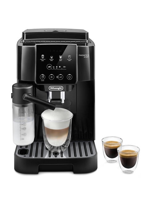 Coffee Machine Magnifica Start Fully Automatic Bean to Cup Coffee Machine, 6+ Functions, Ideal for Espresso, Americano, Cappuccino, Latte, Macchiato & Many More Coffee Recipes 1.8 L 1450 W ECAM220.60.B White