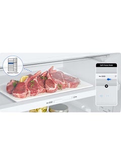 Samsung 348L Net Capacity Top Mount Double Door Freezer Refrigerator With Space Max Technology 348 L RT45CG5000WW White  - Image 5