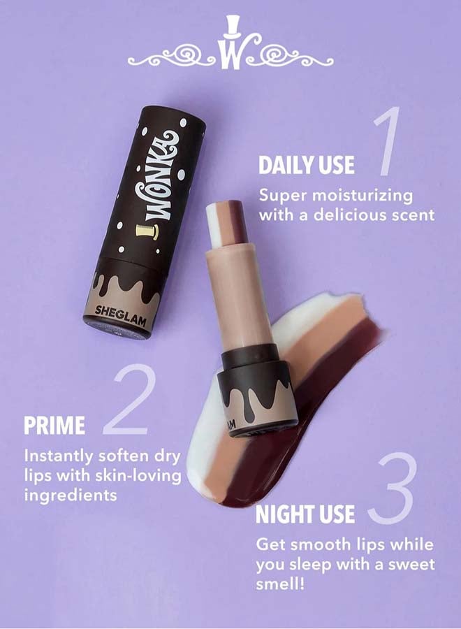SHEGLAM Willy Wonka Cocoa Yum Lip Balm Brown  - Image 3
