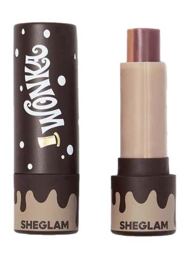 Willy Wonka Cocoa Yum Lip Balm Brown 