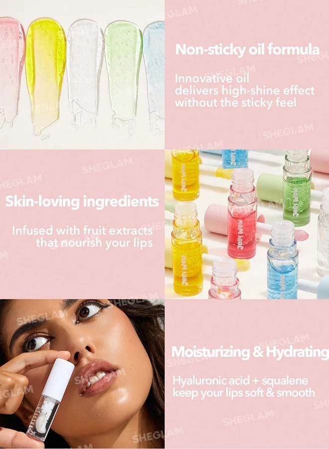 SHEGLAM - Jelly Wow Hydrating Lip Oil Loco For Coco - Image 1