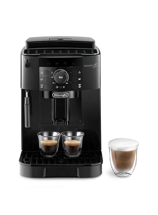 De'Longhi Coffee Machine MAGNIFICA S Fully Automatic Bean to Cup Coffee Machine, 5+ Functions, Ideal for Espresso, Americano, Cappuccino, Latte, Macchiato & Many More Coffee Recipes, 1.8 L 1450 W ECAM12.121.B Black - Image 2