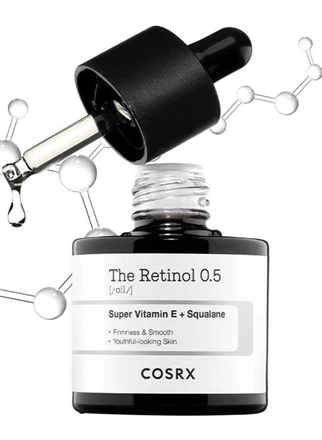Cosrx Advanced Retinol 0.5 Oil - Highly Concentrated 0.5% Pure Retinol Anti-Aging Treatment 20ml  - Image 1