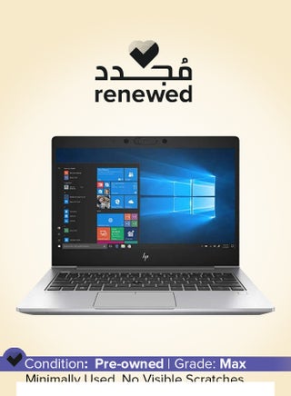 Renewed - Elitebook 830 G6 Laptop With 13.3-Inch Touchscreen FHD Display,Intel Core i5 Processor/Quad Core/8th Gen/16GB RAM/256GB SSD/Windows 10 pro English Silver - pnsku/N70083916V/45/_/1717759855/8a6db1dd-e592-4aeb-80e4-625fdaf19d38