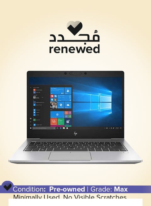 Renewed - Elitebook 830 G6 Laptop With 13.3-Inch Touchscreen FHD Display,Intel Core i5 Processor/Quad Core/8th Gen/16GB RAM/256GB SSD/Windows 10 pro English Silver