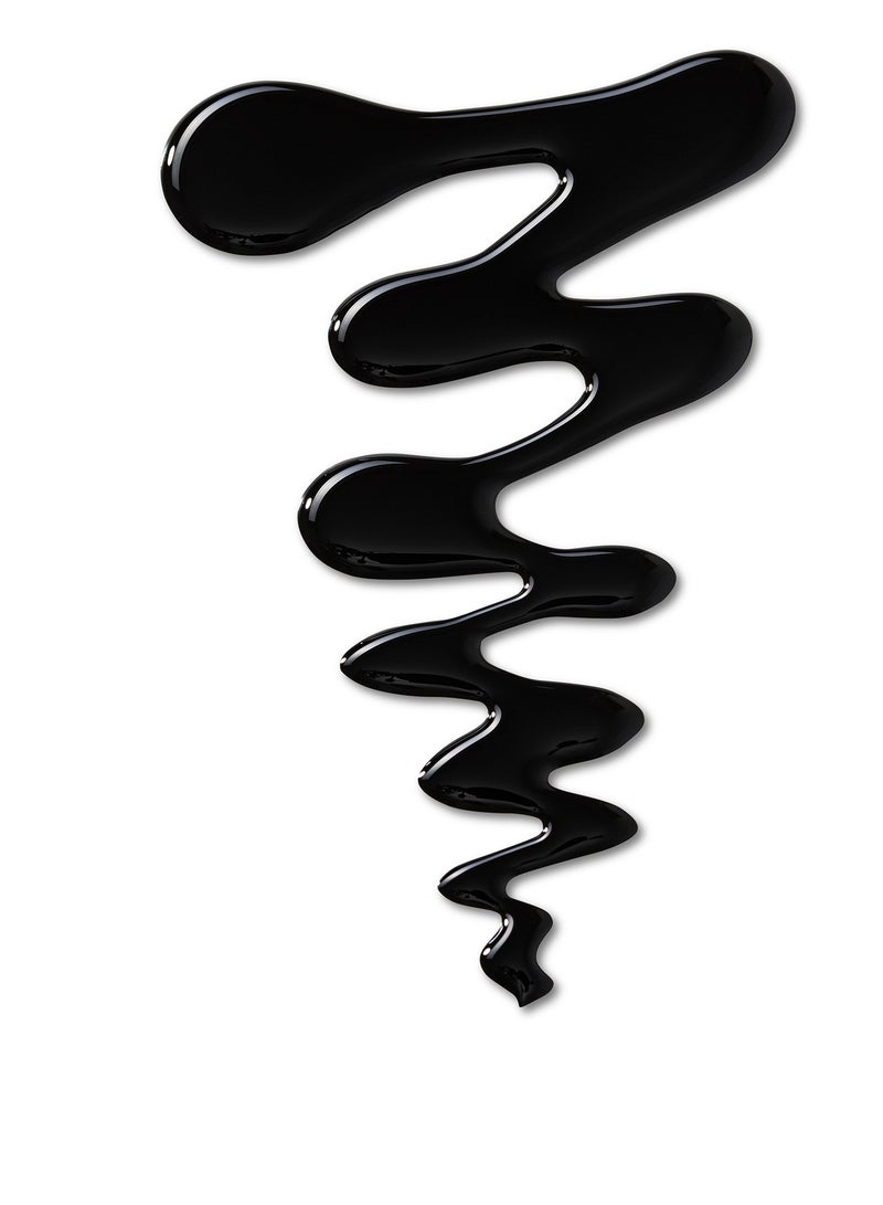 flormar Jelly Look Nail Enamel JL28 Patent Black Leather - Image 2