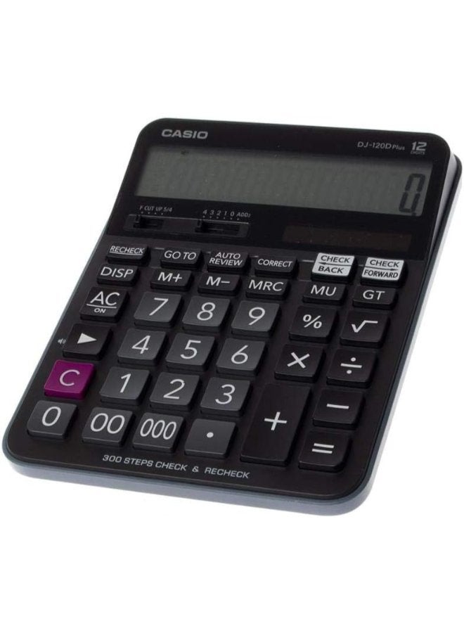 CASIO Casio DJ-120D Plus Desktop Calculator Black  - Image 2