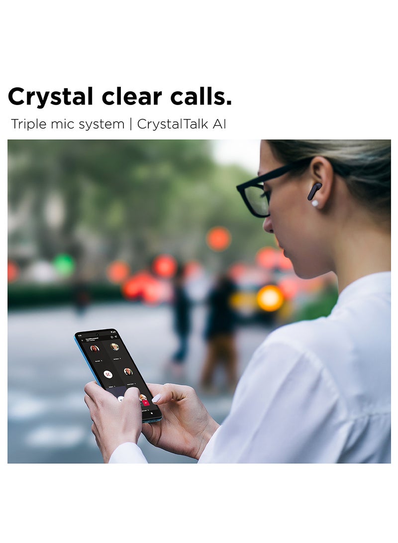 Motorola - Moto Buds Wireless Earphone, Tws Bluetooth Earbuds, Anc, Dolby Atmos, Unique Design, Hi-Res Sound, Quick Charge, Long Battery Life, Water Resistant Coral Peach - Image 1