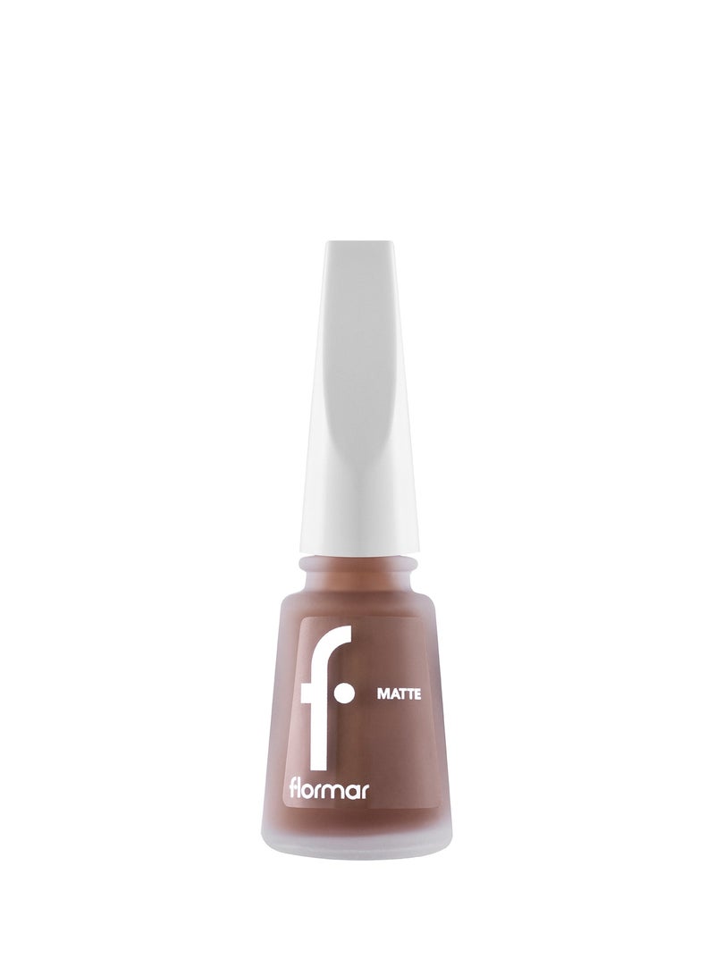 flormar Matte Nail Enamel M40 Amber - Image 1